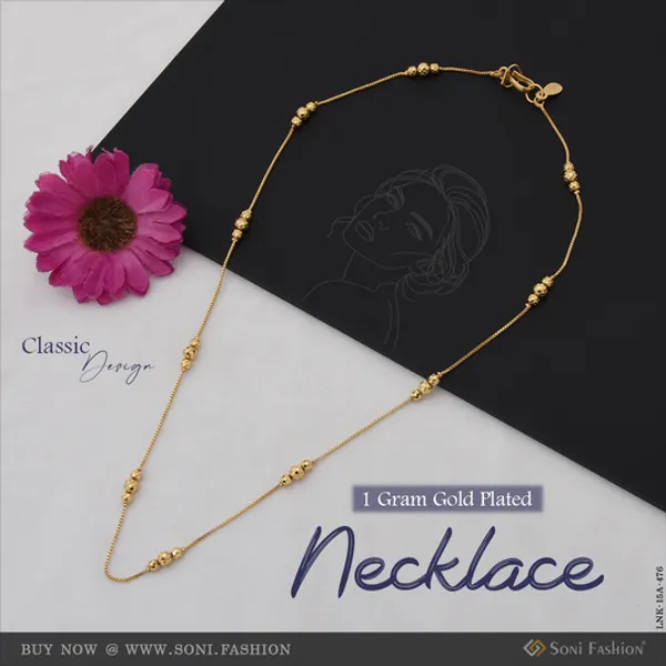 1_Gram_Gold_Plated_Classic_Design_Gold_Plated_Necklace_For_Ladies_Style_A476