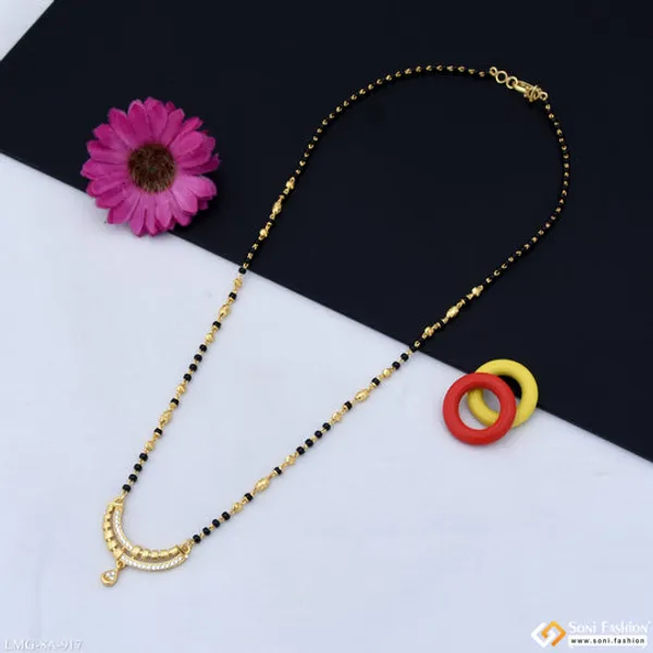 Chic_Design_Gold_Plated_Mangalsutra_For_Women_Style_A917