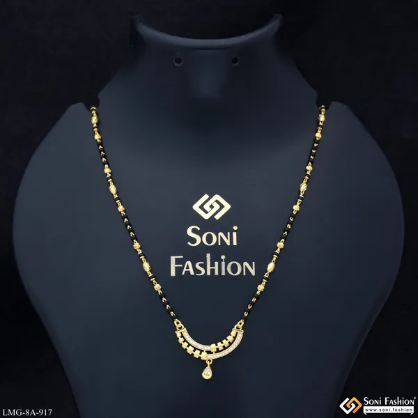 Chic_Design_Gold_Plated_Mangalsutra_For_Women_Style_A917