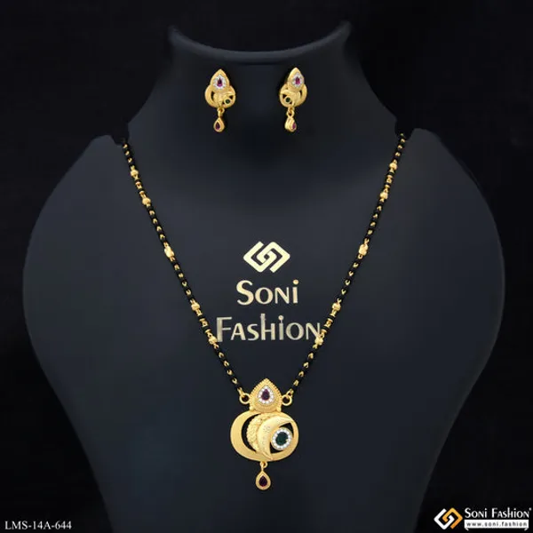 Lovely_Design_Gold_Plated_Mangalsutra_Set_For_Women_Style_A644