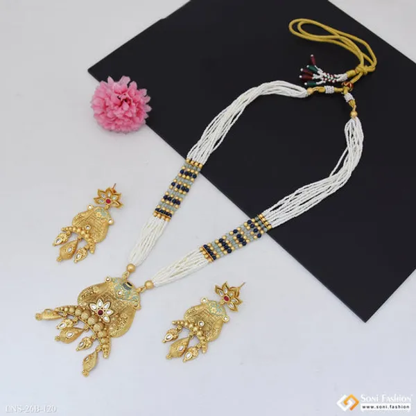 New_Style_Gold_Plated_Antique_Necklace_Set_For_Women_Style_B120