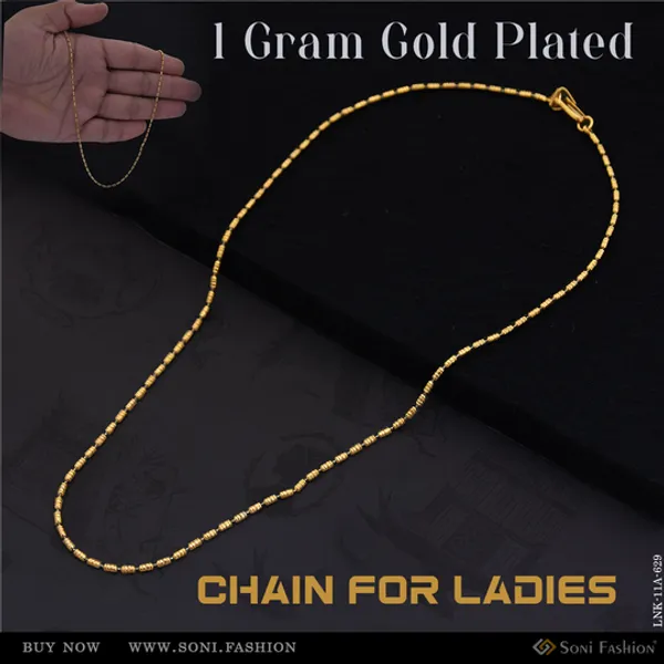 1_Gram_Gold_Plated_Exclusive_Design_Chain_For_Ladies_Style_A629