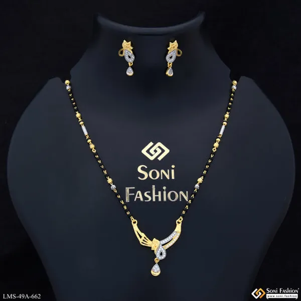 1_Gram_Gold_Plated_Finely_Detailed_Mangalsutra_Set_For_Women_Style_A662