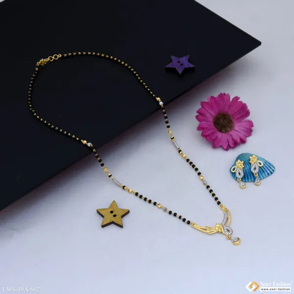 1_Gram_Gold_Plated_Finely_Detailed_Mangalsutra_Set_For_Women_Style_A662