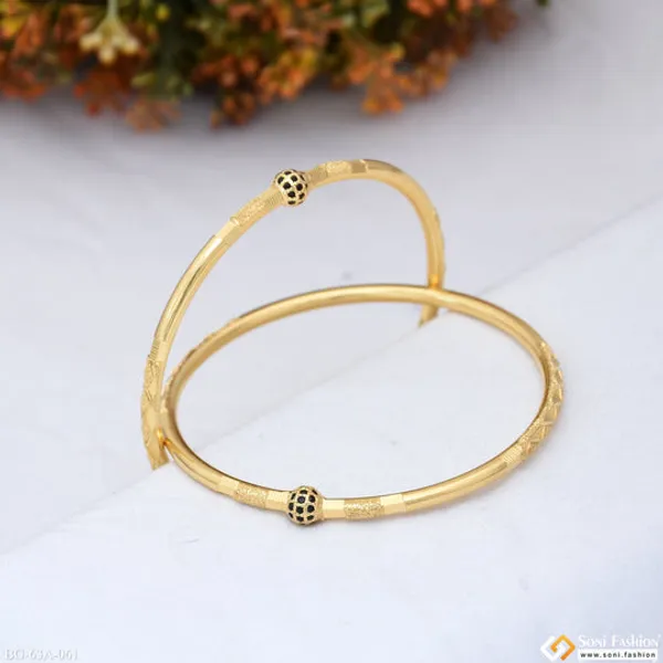 1_Gram_Gold_Plated_Brilliant_Design_Bangles_For_Ladies_Style_A061