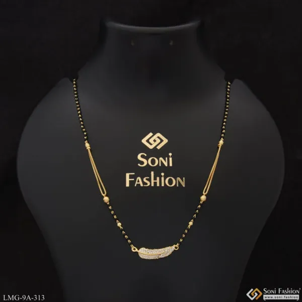 Glittering_Design_Latest_Design_Gold_Plated_Mangalsutra_For_Women_Style_A313