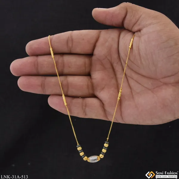 1_Gram_Gold_Plated_Hand_Finished_Design_Necklace_For_Ladies_Style_A513