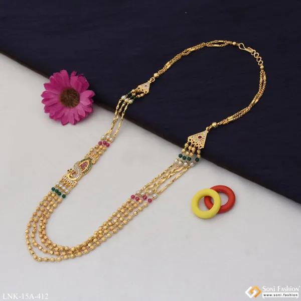 Cool_Design_With_Diamond_Latest_Design_Gold_Plated_Mala_For_Women_Style_A412