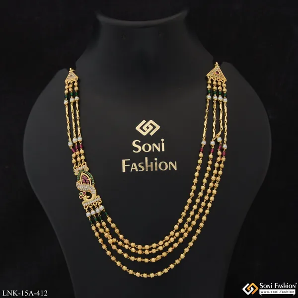 Cool_Design_With_Diamond_Latest_Design_Gold_Plated_Mala_For_Women_Style_A412