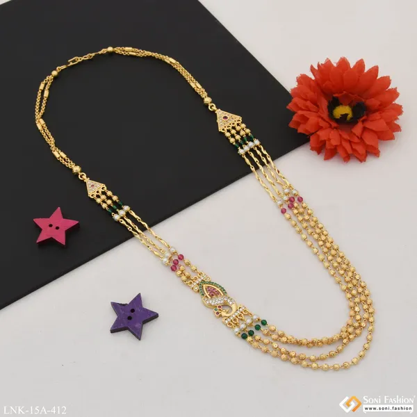Cool_Design_With_Diamond_Latest_Design_Gold_Plated_Mala_For_Women_Style_A412