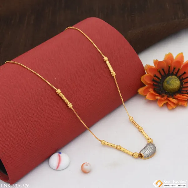 1_Gram_Gold_Plated_Lovely_Design_Necklace_For_Ladies_Style_A526