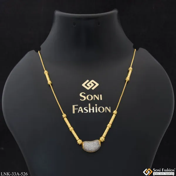 1_Gram_Gold_Plated_Lovely_Design_Necklace_For_Ladies_Style_A526