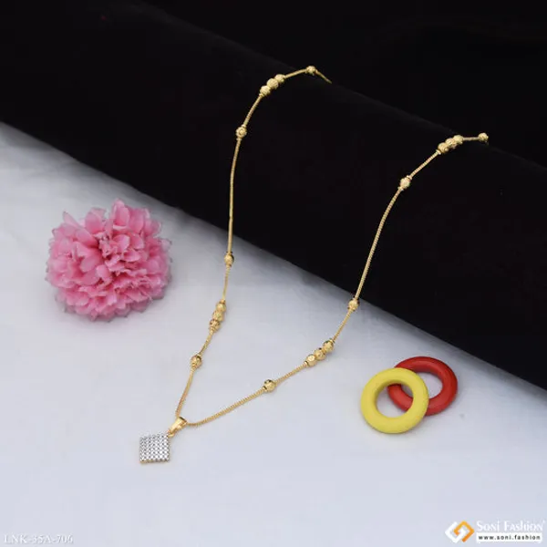 1_Gram_Gold_Plated_Magnificent_Design_Chain_Pendant_For_Ladies_Style_A706