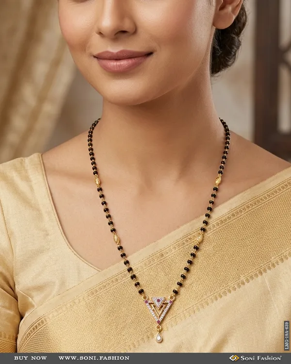 1_Gram_Gold_Plated_Graceful_Design_Mangalsutra_For_Women_Style_A639
