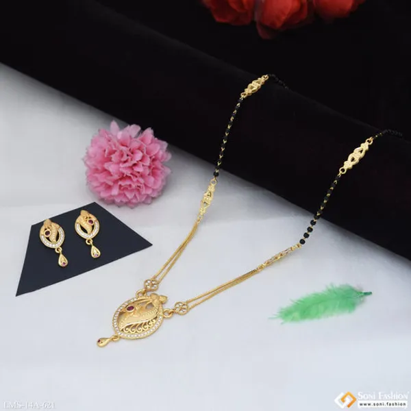 Best_Quality_Gold_Plated_Mangalsutra_Set_For_Women_Style_A621