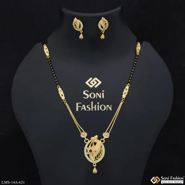 Best_Quality_Gold_Plated_Mangalsutra_Set_For_Women_Style_A621