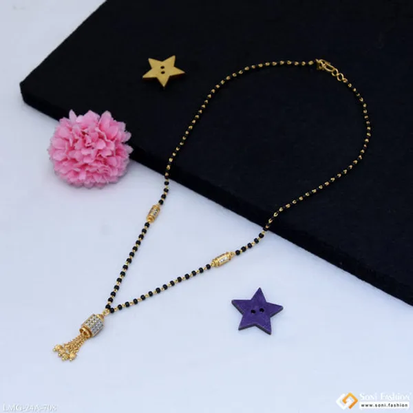 1_Gram_Gold_Plated_Fashionable_Mangalsutra_For_Women_Style_A708