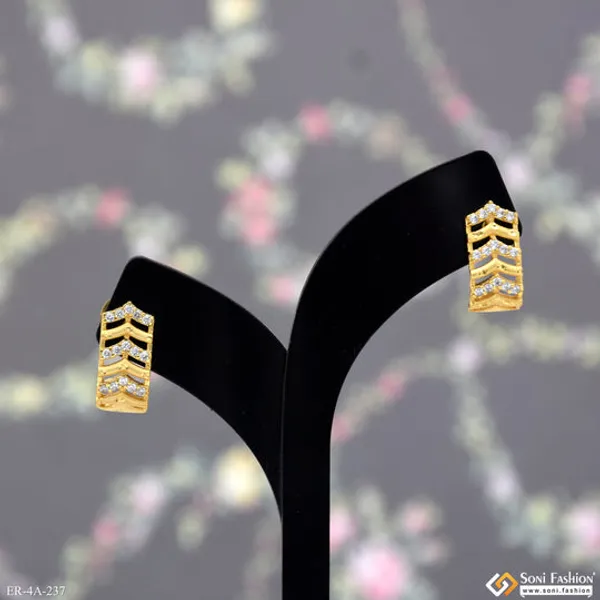 Graceful_Design_Gold_Plated_Earrings_For_Ladies_Style_A237