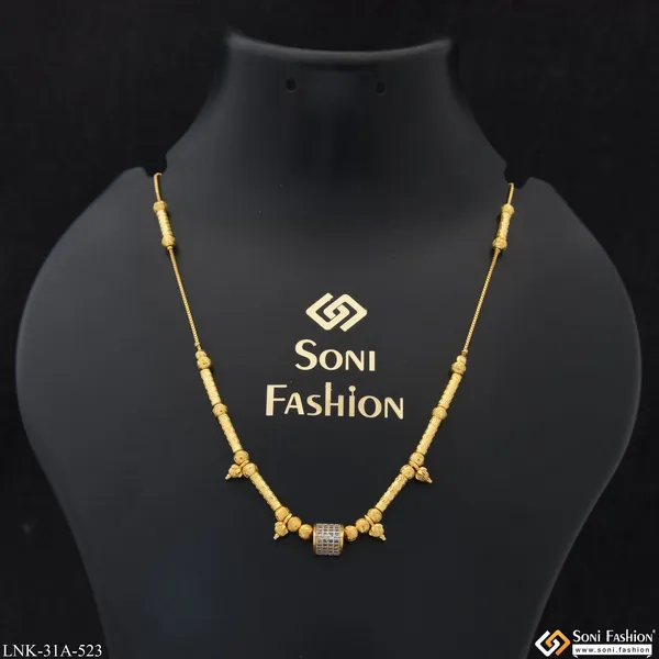 1_Gram_Gold_Plated_Superior_Quality_Necklace_For_Ladies_Style_A523