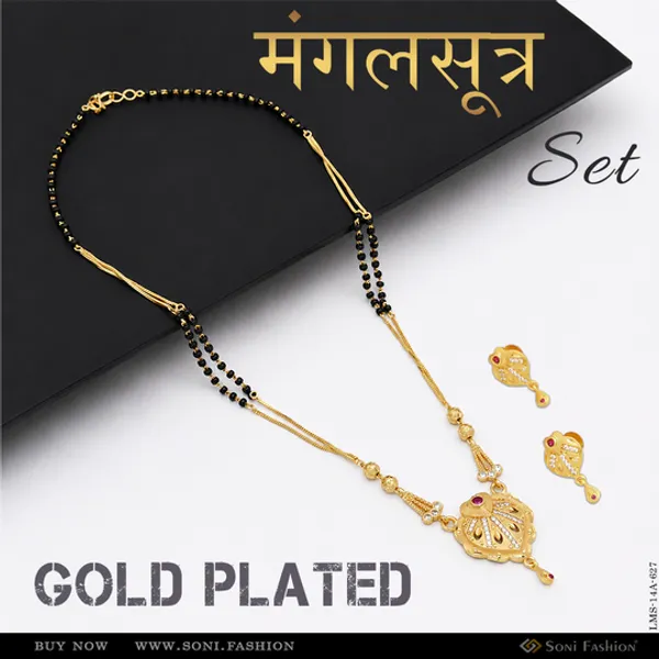 Exclusive_Design_Gold_Plated_Mangalsutra_Set_For_Women_Style_A627