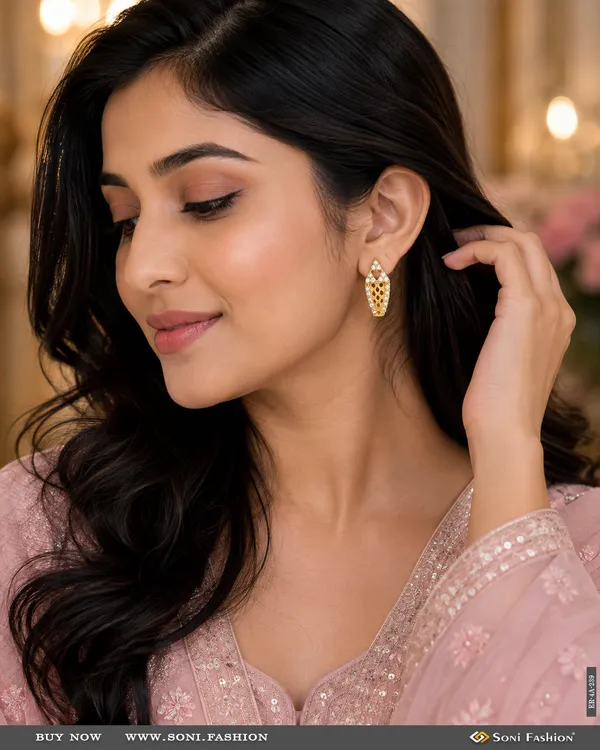 Exclusive_Design_Gold_Plated_Earrings_For_Ladies_Style_A239