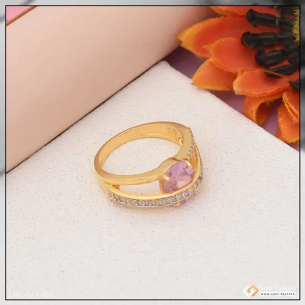 1_Gram_Gold_Plated_Purple_Stone_Artisanal_Design_Ring_For_Ladies_Style_Lrg_093