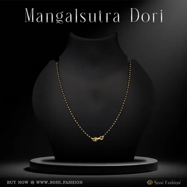 1_Gram_Gold_Plated_With_Diamond_New_Style_Mangalsutra_Dori_For_Women_Style_A234