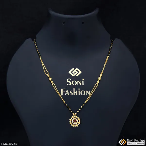 Chic_Design_Gold_Plated_Mangalsutra_For_Women_Style_A891