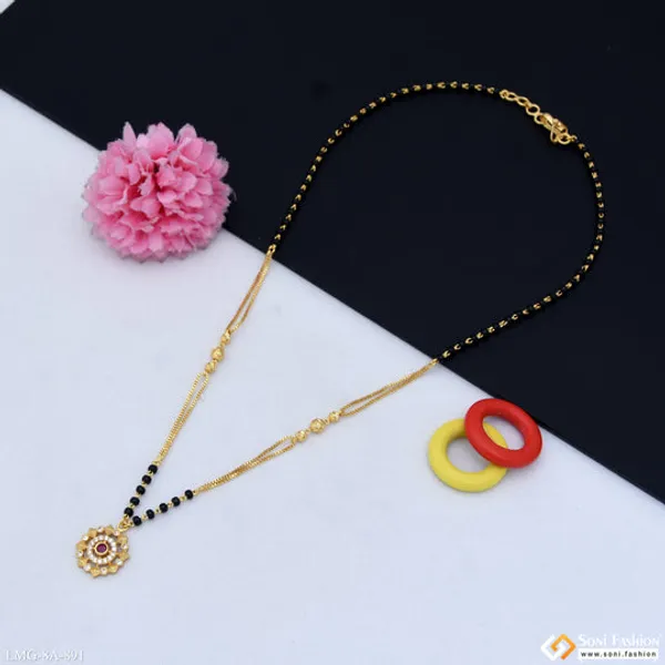 Chic_Design_Gold_Plated_Mangalsutra_For_Women_Style_A891