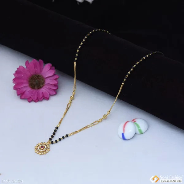 Chic_Design_Gold_Plated_Mangalsutra_For_Women_Style_A891