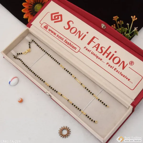 1_Gram_Gold_Plated_Hand_Crafted_Design_Mangalsutra_Dori_For_Ladies_Style_A219