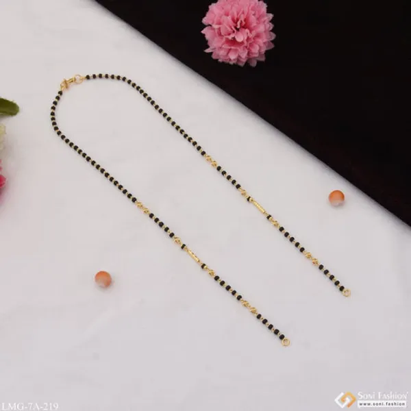 1_Gram_Gold_Plated_Hand_Crafted_Design_Mangalsutra_Dori_For_Ladies_Style_A219