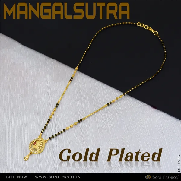 Hand_Crafted_Design_Gold_Plated_Mangalsutra_For_Women_Style_A817