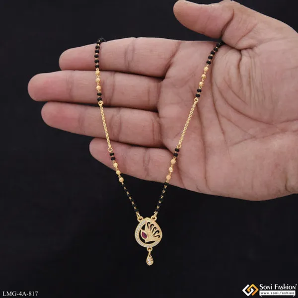 Hand_Crafted_Design_Gold_Plated_Mangalsutra_For_Women_Style_A817