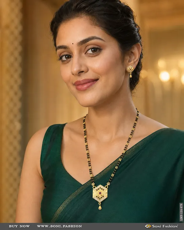 Unique_Design_Gold_Plated_Mangalsutra_Set_For_Women_Style_A679