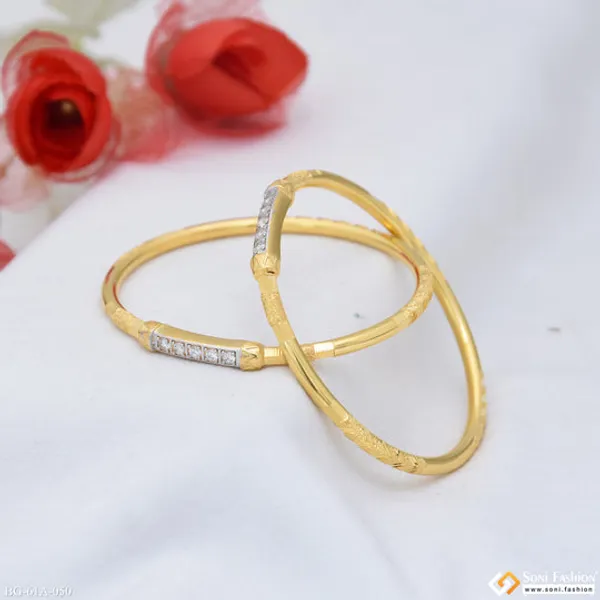 1_Gram_Gold_Plated_Decorative_Design_Bangles_For_Ladies_Style_A050