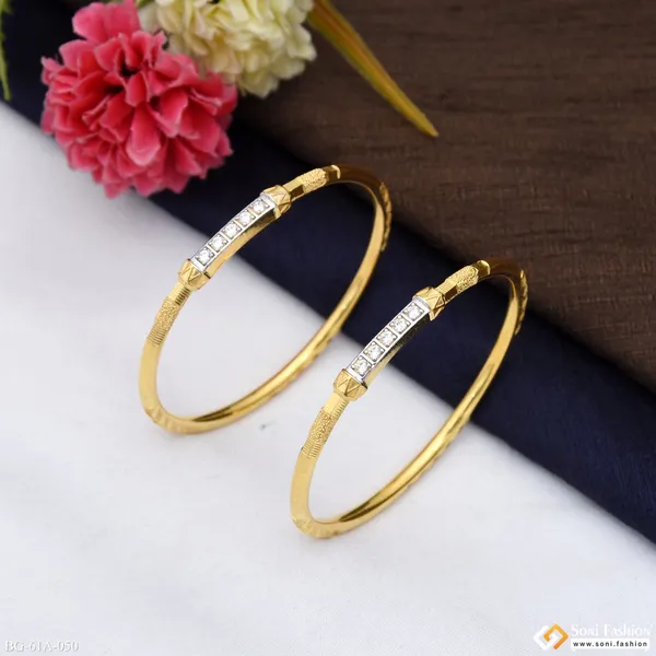 1_Gram_Gold_Plated_Decorative_Design_Bangles_For_Ladies_Style_A050