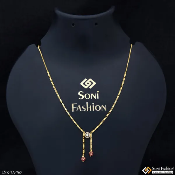 Decorative_Design_Gold_Plated_Necklace_For_Ladies_Style_A765