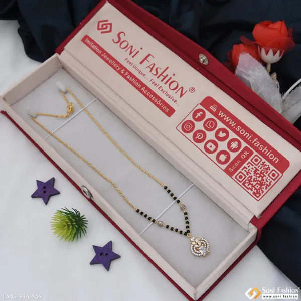 1_Gram_Gold_Plated_Charming_Design_Mangalsutra_For_Women_Style_A856