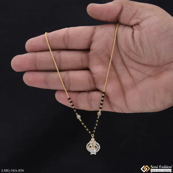 1_Gram_Gold_Plated_Charming_Design_Mangalsutra_For_Women_Style_A856