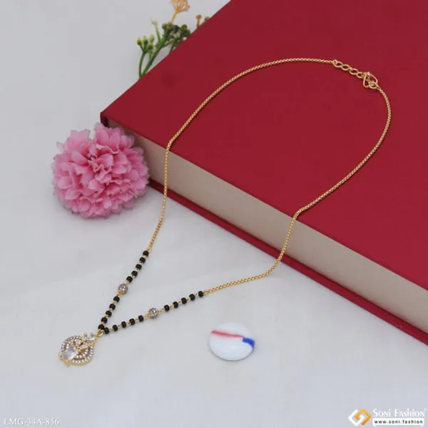 1_Gram_Gold_Plated_Charming_Design_Mangalsutra_For_Women_Style_A856