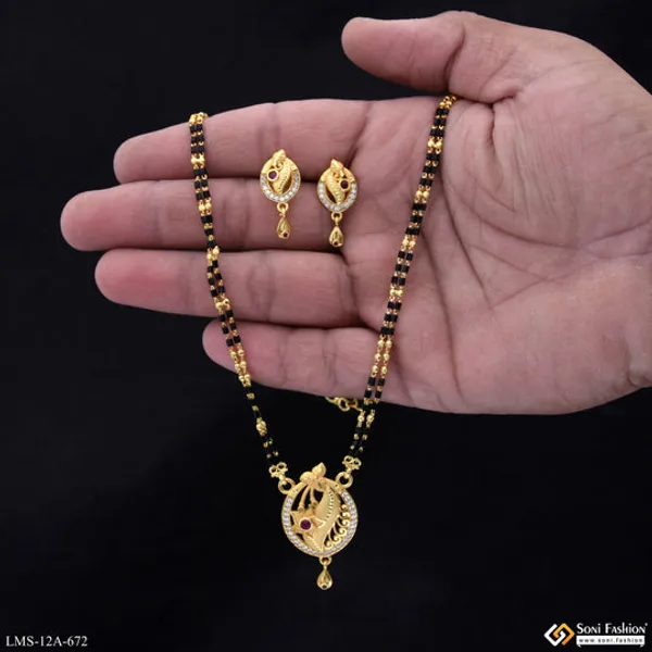 Opulent_Design_Gold_Plated_Mangalsutra_Set_For_Women_Style_A672