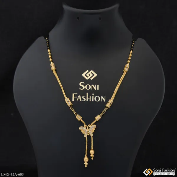 1_Gram_Gold_Plated_Glittering_Design_Mangalsutra_For_Women_Style_A603