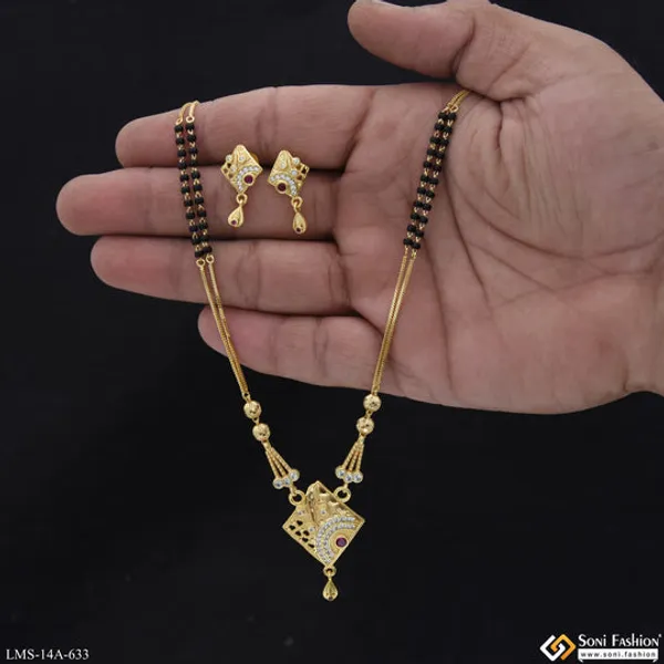 Beautiful_Design_Gold_Plated_Mangalsutra_Set_For_Women_Style_A633