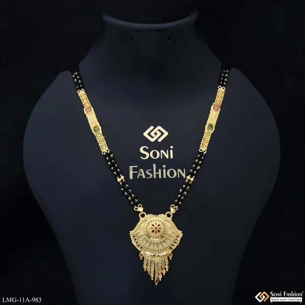 Finely_Detailed_Gold_Plated_Mangalsutra_For_Women_Style_A983