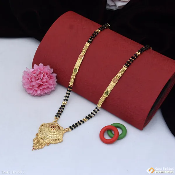Finely_Detailed_Gold_Plated_Mangalsutra_For_Women_Style_A983