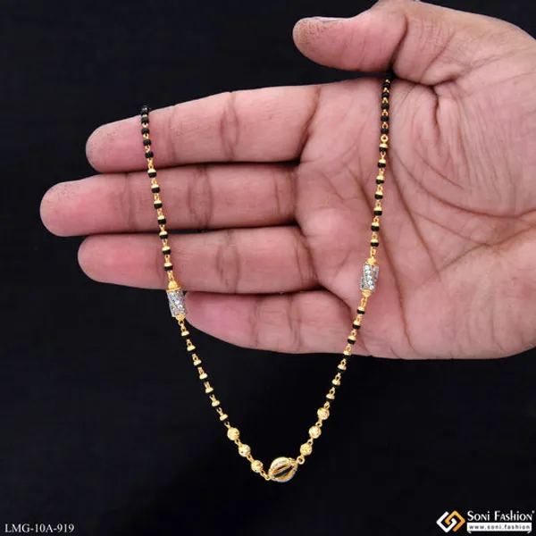 Sparkling_Design_Gold_Plated_Mangalsutra_For_Women_Style_A919