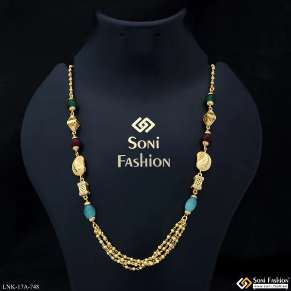 Latest_Design_Gold_Plated_Mala_For_Women_Style_A748