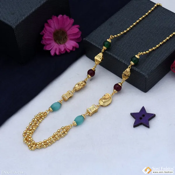 Latest_Design_Gold_Plated_Mala_For_Women_Style_A748