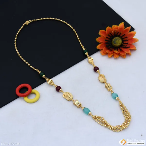 Latest_Design_Gold_Plated_Mala_For_Women_Style_A748